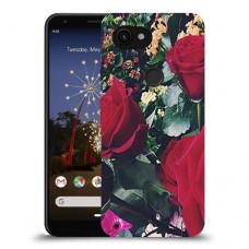 ורדים כיסוי מגן קשיח מעוצב ל Google Pixel 3a XL יחידה אחת סקרין מובייל