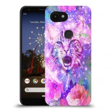 חתול מושלג כיסוי מגן קשיח מעוצב ל Google Pixel 3a XL יחידה אחת סקרין מובייל