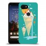 גלידה סאני כיסוי מגן קשיח מעוצב ל Google Pixel 3a XL יחידה אחת סקרין מובייל
