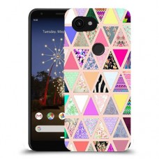 משולש הנאה כיסוי מגן קשיח מעוצב ל Google Pixel 3a XL יחידה אחת סקרין מובייל