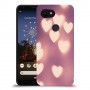 לבבות מעורפלים בחום כיסוי מגן קשיח מעוצב ל Google Pixel 3a XL יחידה אחת סקרין מובייל