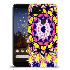 מנדלה כיסוי מגן קשיח מעוצב ל Google Pixel 3a XL יחידה אחת סקרין מובייל