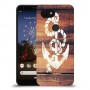 עוגן מעץ כיסוי מגן קשיח מעוצב ל Google Pixel 3a XL יחידה אחת סקרין מובייל