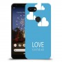 אהבה באוויר כיסוי מגן קשיח מעוצב ל Google Pixel 3a יחידה אחת סקרין מובייל