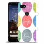אהבה צחוק חיים כיסוי מגן קשיח מעוצב ל Google Pixel 3a יחידה אחת סקרין מובייל
