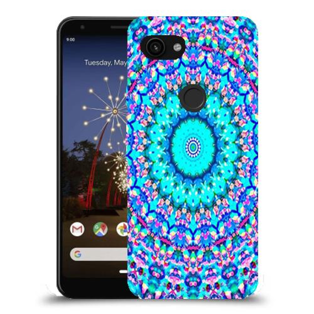 מנדלה בצבע כיסוי מגן קשיח מעוצב ל Google Pixel 3a יחידה אחת סקרין מובייל