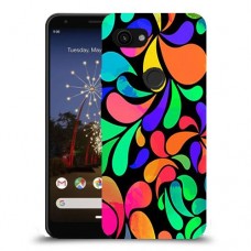 ניאון ורנזס כיסוי מגן קשיח מעוצב ל Google Pixel 3a יחידה אחת סקרין מובייל