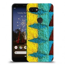 הפשטה צבועה כיסוי מגן קשיח מעוצב ל Google Pixel 3a יחידה אחת סקרין מובייל