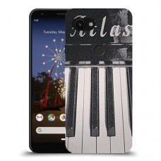 פסנתר Soul כיסוי מגן קשיח מעוצב ל Google Pixel 3a יחידה אחת סקרין מובייל