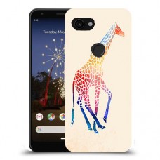 קשת ג 'ירפה כיסוי מגן קשיח מעוצב ל Google Pixel 3a יחידה אחת סקרין מובייל