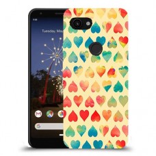 לבבות קשת כיסוי מגן קשיח מעוצב ל Google Pixel 3a יחידה אחת סקרין מובייל