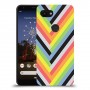 פסים קשת כיסוי מגן קשיח מעוצב ל Google Pixel 3a יחידה אחת סקרין מובייל