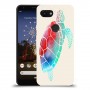 צב קשת כיסוי מגן קשיח מעוצב ל Google Pixel 3a יחידה אחת סקרין מובייל