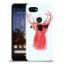 אדג אדום במשקפיים כיסוי מגן קשיח מעוצב ל Google Pixel 3a יחידה אחת סקרין מובייל