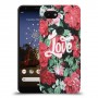 רוז אהבה כיסוי מגן קשיח מעוצב ל Google Pixel 3a יחידה אחת סקרין מובייל
