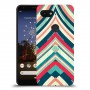 פסים בצבע כיסוי מגן קשיח מעוצב ל Google Pixel 3a יחידה אחת סקרין מובייל