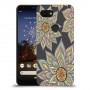 חמניות בשחור כיסוי מגן קשיח מעוצב ל Google Pixel 3a יחידה אחת סקרין מובייל