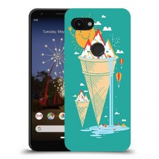 גלידה סאני כיסוי מגן קשיח מעוצב ל Google Pixel 3a יחידה אחת סקרין מובייל