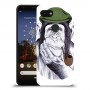 חשיבה קוף כיסוי מגן קשיח מעוצב ל Google Pixel 3a יחידה אחת סקרין מובייל
