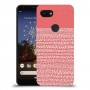 נקודות לבנות בורוד כיסוי מגן קשיח מעוצב ל Google Pixel 3a יחידה אחת סקרין מובייל