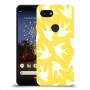 צהוב ציפור החיים כיסוי מגן קשיח מעוצב ל Google Pixel 3a יחידה אחת סקרין מובייל