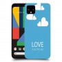 אהבה באוויר כיסוי מגן קשיח מעוצב ל Google Pixel 4 XL יחידה אחת סקרין מובייל