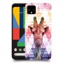 ג'ירפה נחמד כיסוי מגן קשיח מעוצב ל Google Pixel 4 XL יחידה אחת סקרין מובייל