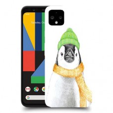 פינגווין בקור כיסוי מגן קשיח מעוצב ל Google Pixel 4 XL יחידה אחת סקרין מובייל
