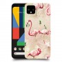 פלמינגו ורוד כיסוי מגן קשיח מעוצב ל Google Pixel 4 XL יחידה אחת סקרין מובייל
