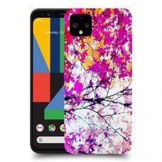 סתיו סגול כיסוי מגן קשיח מעוצב ל Google Pixel 4 XL יחידה אחת סקרין מובייל