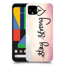 הישאר חזק כיסוי מגן קשיח מעוצב ל Google Pixel 4 XL יחידה אחת סקרין מובייל