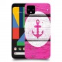 עוגן ורוד מעץ כיסוי מגן קשיח מעוצב ל Google Pixel 4 XL יחידה אחת סקרין מובייל