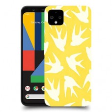 צהוב ציפור החיים כיסוי מגן קשיח מעוצב ל Google Pixel 4 XL יחידה אחת סקרין מובייל