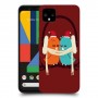 זוג יונים כיסוי מגן קשיח מעוצב ל Google Pixel 4 יחידה אחת סקרין מובייל