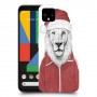 סנטה אריה כיסוי מגן קשיח מעוצב ל Google Pixel 4 יחידה אחת סקרין מובייל