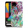 באביב בסגול כיסוי מגן קשיח מעוצב ל Google Pixel 4 יחידה אחת סקרין מובייל