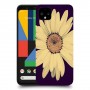 חמניות בשחור כיסוי מגן קשיח מעוצב ל Google Pixel 4 יחידה אחת סקרין מובייל