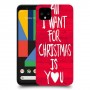 אתה עבור חג המולד כיסוי מגן קשיח מעוצב ל Google Pixel 4 יחידה אחת סקרין מובייל