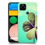 מזל קלובר כיסוי מגן קשיח מעוצב ל Google Pixel 4a יחידה אחת סקרין מובייל