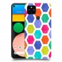 ניאון חלת דבש כיסוי מגן קשיח מעוצב ל Google Pixel 4a יחידה אחת סקרין מובייל