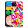 פסים ניאון כיסוי מגן קשיח מעוצב ל Google Pixel 4a יחידה אחת סקרין מובייל