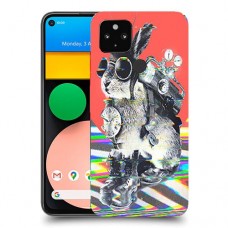 ארנבון מוזר כיסוי מגן קשיח מעוצב ל Google Pixel 4a יחידה אחת סקרין מובייל