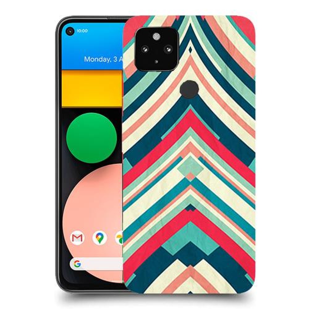 פסים בצבע כיסוי מגן קשיח מעוצב ל Google Pixel 4a יחידה אחת סקרין מובייל