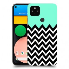 פסים במנטה כיסוי מגן קשיח מעוצב ל Google Pixel 4a יחידה אחת סקרין מובייל
