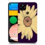 חמניות בשחור כיסוי מגן קשיח מעוצב ל Google Pixel 4a יחידה אחת סקרין מובייל