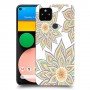 חמניות בלבן כיסוי מגן קשיח מעוצב ל Google Pixel 4a יחידה אחת סקרין מובייל