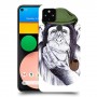 חשיבה קוף כיסוי מגן קשיח מעוצב ל Google Pixel 4a יחידה אחת סקרין מובייל