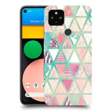 משולשים כיסוי מגן קשיח מעוצב ל Google Pixel 4a יחידה אחת סקרין מובייל