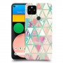משולשים כיסוי מגן קשיח מעוצב ל Google Pixel 4a יחידה אחת סקרין מובייל