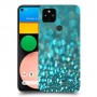 טורקיז יהלומים כיסוי מגן קשיח מעוצב ל Google Pixel 4a יחידה אחת סקרין מובייל
